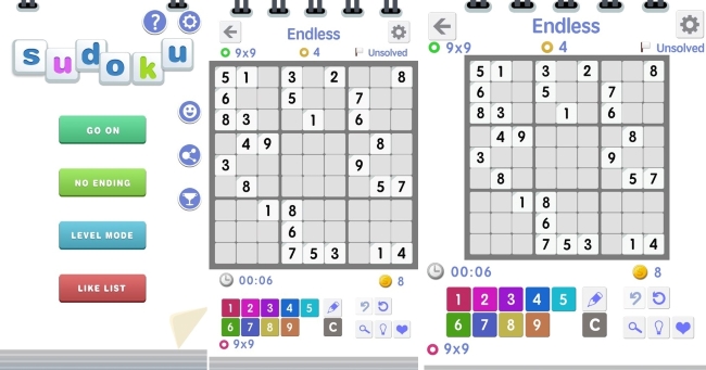 Sudoku - Number nonogram games 